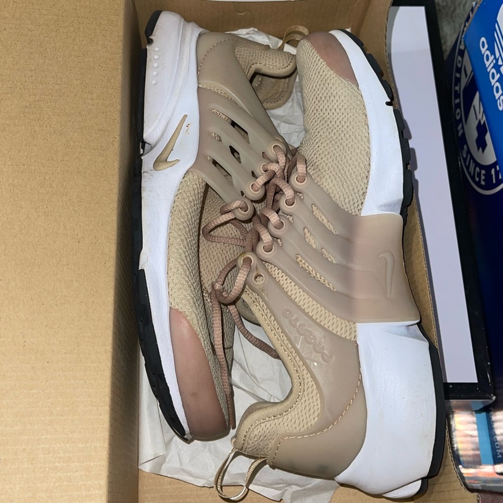 Used; great condition tan Presto Air Nike